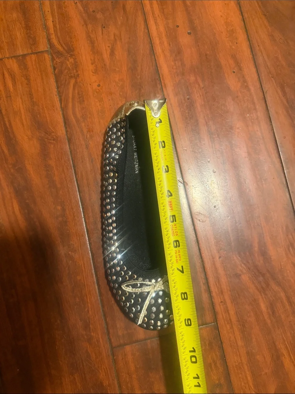 Stuart Weitzman Black Studded‎ Ballet Flats